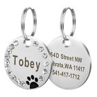 Custom Engraved Personalized Pet Tag Id Dog Cat Puppy Name Tags Free Hair Bows 