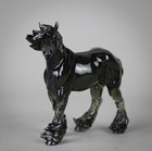 Clearware Black Draft Sonny Boy   Breyer Stablemate Sized 1 32