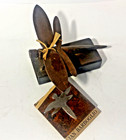 Vintage Jan Barboglio Dragonfly Iron Metal Art Sculpture Figurine Decor
