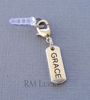 Grace Tag Cell Phone Charm Anti Dust Proof  Plug Ear Cap Jack C96