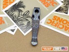 Titanium Deep Carry Pocket Clip For Spyderco Shaman - Lightning Anodization