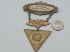 Knights Of Pythius Ladder Badge Medal Pin Member Jr Lodge 119 Vintage Antique