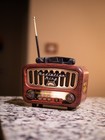 Fallout Vintage Radio Bluetooth Speaker   Vault Tec Prop   Sci Fi Room Decor
