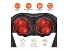 Neck   Back Massager W heat  3d Shiatsu Deep Tissue Pillow Pain Relief