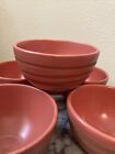 Starbucks Ice Cream Bowls Set Of 5 Burnt Sienna Swirl  See Description