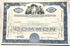Vintage 1950s Studebaker Packard Co  Stock Certificate  Blue  Rip Usa Icon 