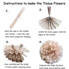 Tissue Pom Poms Wedding Party Decorations For Engagement Bridal Baby Shower