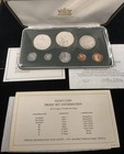 1974 Trinidad And Tobago 8 Coin Silver Proof Set Franklin Mint