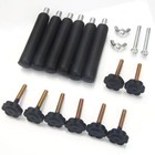 3 5 7 9 Square Multiple Guitar Bass Display Stand Holder Stage Fold Rack Black