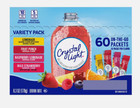 Crystal Light Variety Pack Drink Mix Packets 60 Pk 