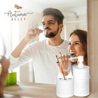 Autumn Alley White Farmhouse Soap Dispenser Bathroom Accessories Set  2-piece