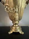 Antique Russian Brass Samovar Tula Tulmetprom Lenin 1920s Wood Burning Stamp