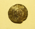 Spain Medieval Silver  Coin   dinero    14th Century  - Nice