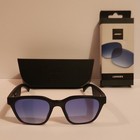 Bose Frames Alto Sunglasses Sz M l- With Blue Lens  Black Lens   Case-no Charger