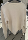 Authentic Polo Ralph Lauren Ivory Cotton Knit Crew Neck Sweater Medium