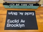 1988 Ny Nyc Subway Roll Sign R27 Euclid Avenue Brooklyn Bklyn Ny Urban Display