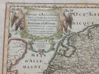 Germany Bohemia 1665 Nicolas Sanson Large Antique Map In Colors 17th Century