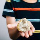 Break Your Own Geodes - Hollow White Moroccan 1  - 2 5  Large  Medium  Small    