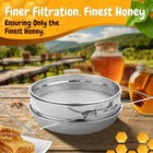 Stainless Steel Honey Strainer     Double Honey Strainer Beekeeping Equipment W   