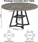 51   Round Dining Table  Kitchen Tables Dining Room Circle Dinner Table With