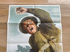 Vintage Original 1942 Come On Canada  Iconic Poster 36x24 Wwii Poster Free Ship 