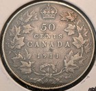 1911 Canada 50 Cents 