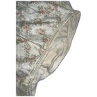 Vintage Warners Bright Shine Panties Medium Floral High Cut Glossy Nylon