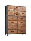 Sturdum 16 Drawer Fabric Dresser    Large Chest Of Drawers  Tall Dresser