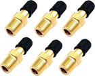 6pcs Schrader Valve Adapters With 1 8  Male Npt brass 1 8  Npt Tank Valve Use Wi
