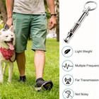 2 Pcs Set Adjustable Dog Obedience Stop Barking Hot Pet Dog Training Whistle