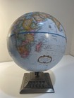 Replogle 12  Globe World Classic Series Raised Relief Square Metal Base Tabletop
