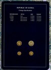 Coin Sets Of All Nations Guinea W card Unc 1 5 10 Francs 1985 25 Francs 1987