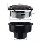 46mm Rotating Vent Air Outlet Round Ceiling For Car Rv Bus A c Air Conditioner