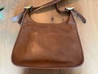 Rare Vintage Coach Legacy Crescent Bag British Tan Leather Purse Hobo Crs-9718