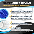 90 Ft 1 4 Inch  7mm  Polyester Rope  nylon - Like Durability  Poly Flag Pole    