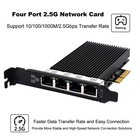 4 Port Gigabit Nic For Intel I226 Gigabit Ethernet Pci-e To Rj45 Network Adapter