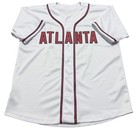 Atlanta Greg Maddux Autographed Pro Style White Jersey Bas Authenticated