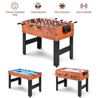 48  3-in-1 Multi Combo Game Table Foosball Soccer Billiards Pool Hockey For Kids