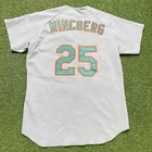Joe Mincberg 1989 West Palm Beach Tropics Game Worn Used Away Jersey Wilson Xl