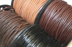3 Mm - Round   High Quality   Leather Lacing   10 Yards - 25 Yards  no Spool 