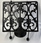 Cast Iron-ornate Scroll Adjustable Cookbook bible  Book Stand-wgt  Page Holders