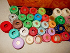 Vtg Lot 42 Assorted  Crochet Thread Tatting Quilting Cotton And Rayon Used   New