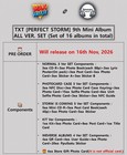 Txt  perfect Storm  9th Mini Album All Ver  Set set Of 16 Albums In Total  gift