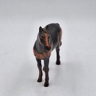 Vintage Bronze Tone Thoroughbred Horse Figurine Metal Statue 8    Long 6 5    Tall