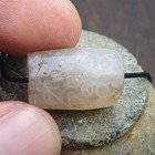 Ancient Blood Spots Rare Eyes Pattern Yemeni African Agate Bead 2000  Years Old