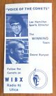 1972 73 Clinton Comets Vintage Hockey Pocket Schedule