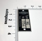 Neumann Badge Logo For Ng Power Supply  - Custom Made Aluminum