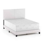 Pessac White Queen Upholstered Bed Frame