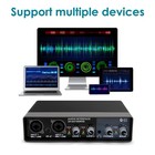 Usb Audio Interface For Recording Music  Audiobox Mic Preamps 48v 2 Channel F   