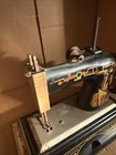 Vintage 1940s Casige Toy Sewing Machine Art Deco Model 1025 Stamped Switch Plate